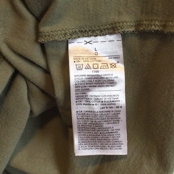 Old Navy Olive Camo T-shirt Dress, size L - Picture 4 of 7